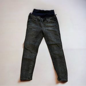 Blanqi Postpartum Support Skinny Jeans in Charcoal Wash